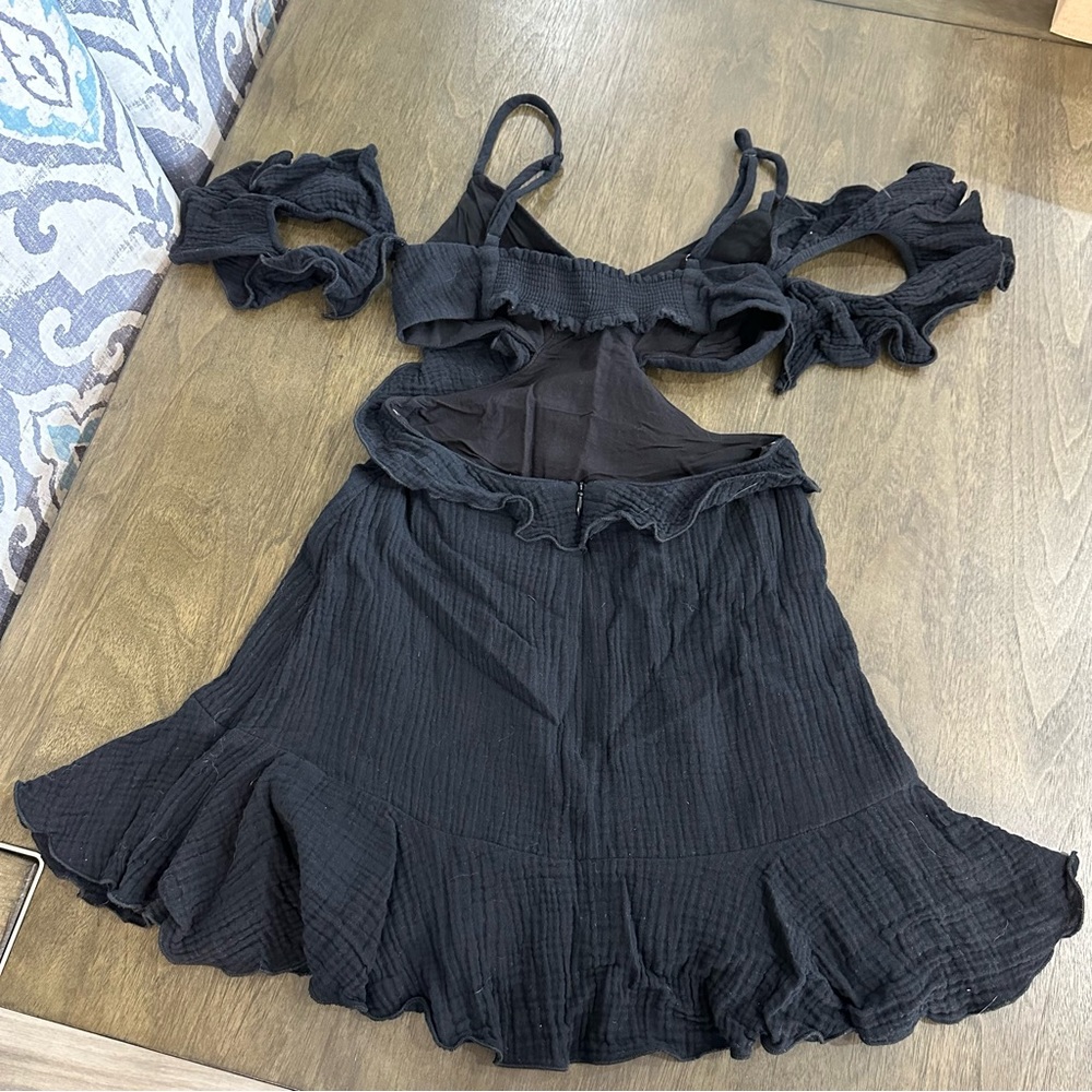 MAJORELLE Black Ruffled Dress - Picture 10 of 10